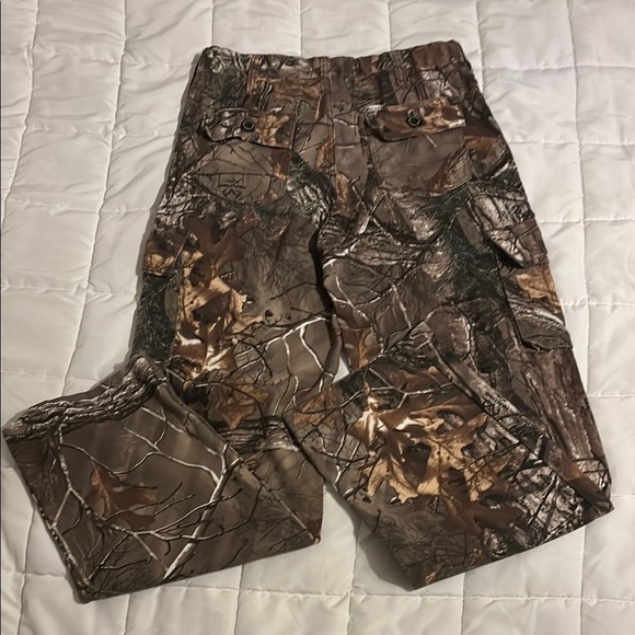 Realtree Camouflage Cargo Pants Relaxed Fit Straight Leg - Picture 10 of 11